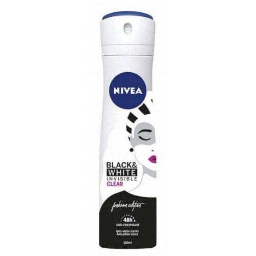 NIVEA Invisible B&W Clear spray antiperspirant, 150 ml 144770048