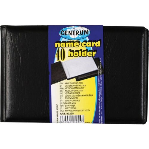 Látogatóközpont CENTRUM 83225 fekete PVC 40 db 144770182
