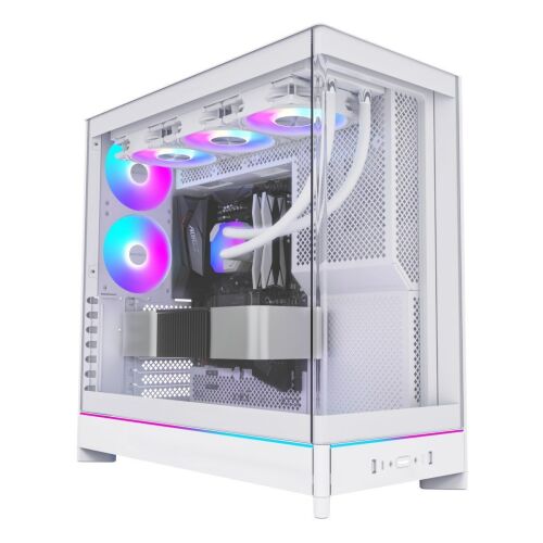 Montech HS02 PRO PC-Gase, Midi-Tower, ATX, Gehärtetes Glas, ARGB - weiß 149544261 - Számítógép alkatrész