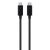 Belkin Thunderbolt 3, C-C kábel, 40Gbps, 0.8M, fekete 144771425