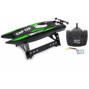 Jamara Speedboot LiPo 7,4V fekete/zöld 2,4 GHz 144771778 - Játék