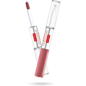 Pupa Made To Last Lip Duo Liquid Lip Colour Szín & Topcoat Vízálló Tartós vízálló folyékony rúzs és fényező 010 2x4ml 144772769 - Száj