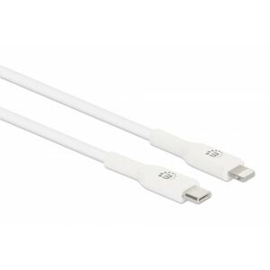 MANHATTAN USB-C - Lightning kábel 2m fehér 144774005 - Adatkábel