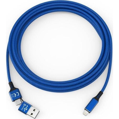 USB Smrter Smrter kábel SPEEDY Daten-& Ladekabel, Lightning Type, 100cm, kék kiskereskedelem 144777327
