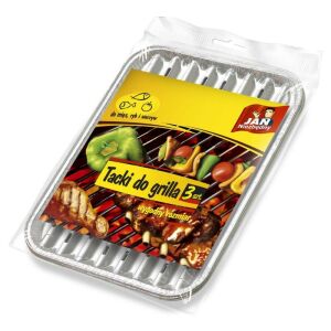 Sarantis Jan Niezbędny Tacki do grilia  1op-3szt 144778239 - Grillowanie i gotowanie na świeżym powietrzu