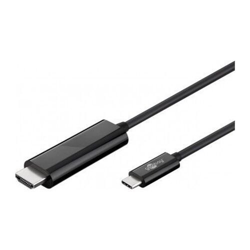 Goobay | Férfi | 24 tűs USB-C | Férfi | 19 tűs HDMI Type A | 1,8 m | Fekete 144780146