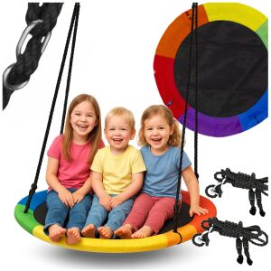 Huśtawka ogrodowa dla dzieci bocianie gniazdo hamak fotel wiszący mocny xl