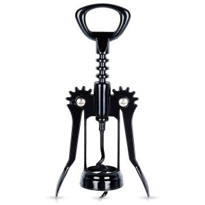 Fekete fém boros dugóhúzó 16 cm 144783072 - Báreszköz