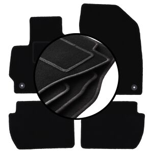 Komplett velúr szőnyegkészlet a következőhöz: Mitsubishi ASX crossover (2010-2019)