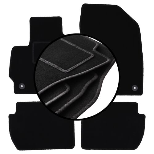 Komplett velúr szőnyegkészlet a következőhöz: Mitsubishi ASX crossover (2010-2019) 144783819