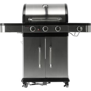GÁZGRILL 3+1, ROZSDAMENTES ACÉL 11,2KW - YG-20018