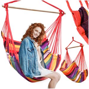 Krzesło brazylijskie huśtawka hamak ogrodowy krzesło wiszące fotel bujany 144784778 - Függőszék