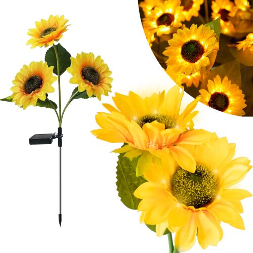 Rebel dekoratív napelemes kerti lámpák - napraforgó 144785021