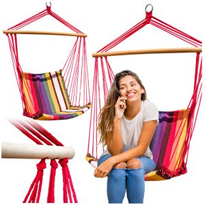 Krzesło wiszące hamak bujak huśtawka fotel podwieszany ogrodowy kokon mocny