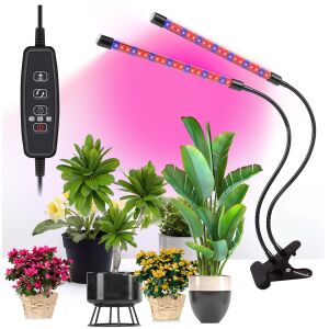 Lampa led do uprawy roślin full spectrum wzrostu kwiatów klipsem regulacja 144788186 - Kert