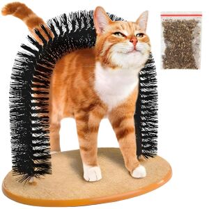 Drapak dla kota z łukiem do masażu mata do drapania masażer + kocimiętka PetJet