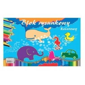A3-as iskolai rajzfüzet, 20 színes lap 144789396 - Rajzeszköz