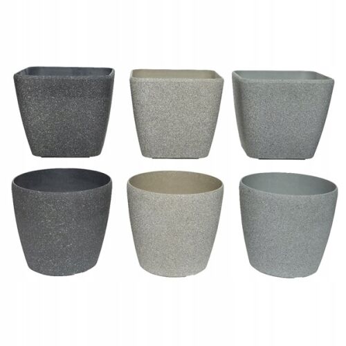 Virágcserép műanyag fedéllel mix 22 cm 144791717