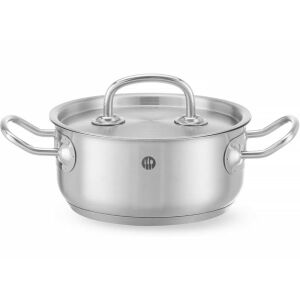 Kitchen Line alacsony fazék fedővel 1,5 l átmérőjű 160 x 75 cm - Hendi 836002 144791802 - Főzőedény & Sütőedény