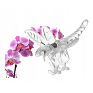 Átlátszó szitakötő csipesz orchideákhoz, 4 darab 144792703 - Növénytámasz & Karó