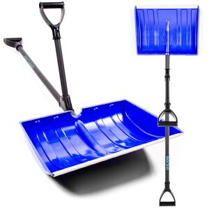 Łopata szufla śniegowa zgarniacz śnieg składana dwie rączki ergonomiczna 144793342 - Hólapát