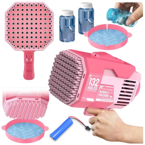 Bazooka maszyna pistolet do baniek mydlanych akumulator prezent na urodziny 144794302