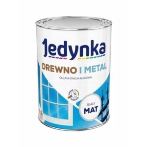 ALKID ZOMÁNCFESTÉK FA ÉS FÉM ALKALMAZÁSÁRA, MATT FEHÉR 0,9L - 5EMAL.BIM0,9