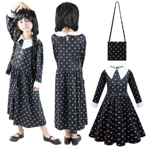 Wednesday Adams jelmez jelmez jelmez karneváli jelmez 134-140