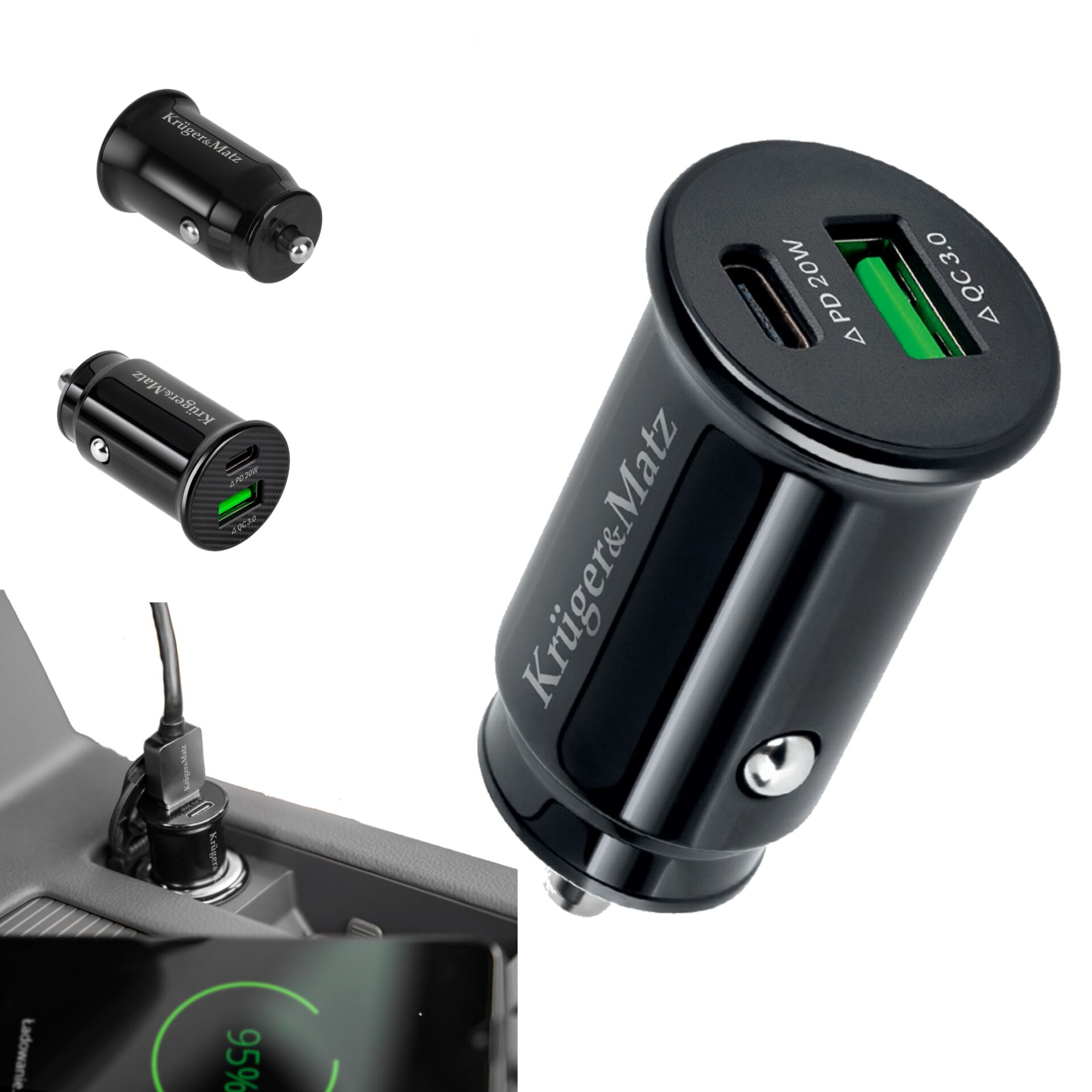 Încărcător auto Kruger & Matz