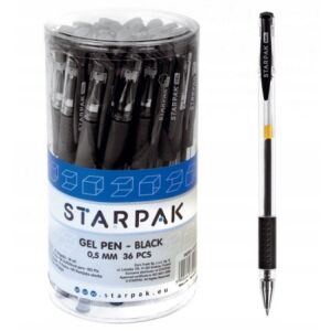 Fekete zselés toll 0,7 mm-es kupakkal 144798314 - Toll & Ceruza