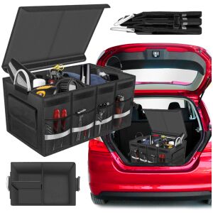 Organizer do bagażnika samochodowego torba auto kufer xxl mocny dzień ojca 144799807 - Autós rendszerező