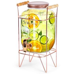 Ivókancsó csappal és arany állvánnyal 4,2 l