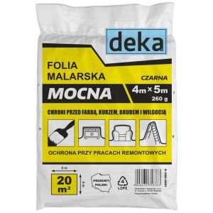 ERŐS FEKETE FESTŐFÓLIA 4*5M 300G - D-300-0201