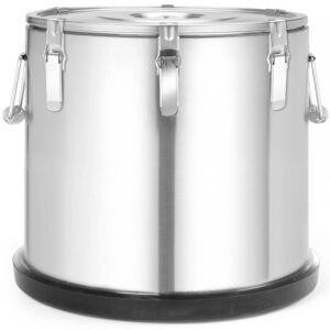 Termosz vendéglátóipari hőtároló edény élelmiszerek szállítására rozsdamentes acélból, 15 l - Hendi 707487 144803716 - Konyhai eszköz