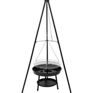 Függesztett grillsütő háromlábú rácson 46 cm - W-99903