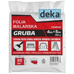 VASTAG FEKETE FESTŐFÓLIA 4*5M 450G - D-300-0205