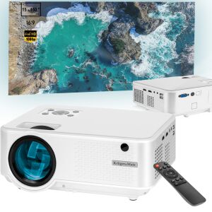 Full HD USB LED projektor 5000Lm 150"-os távirányítóval Kruger&Matz V-LED20