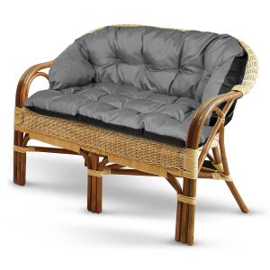 Kerti párna 190x40 cm kanapéra vagy padra, vízálló, szürke 144809707 - Kert