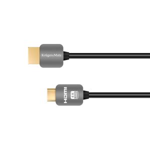 Kruger&Matz HDMI kábel 180cm - Kiváló minőségű, tartós 144809715 - HDMI kábel