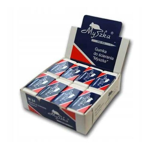 Iskolai radír fehér egér 144812533