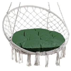 Poduszka ogrodowa 65 cm na krzesło wiszące bocianie gniazdo wodoodporna zielona