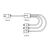 StarSpeed 3 az 1-ben USB kábel méretdiagram