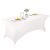 Pokrowiec na stół cateringowy bankietowy biały obrus elastyczny na komunię 144815673