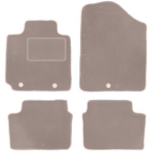 Bézs színű velúr szőnyegek a következőhöz: Hyundai Veloster kupé (2011-2018)