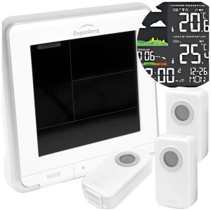 Stacja pogodowa pogody bezprzewodowa barometr termometr zewnętrzny meteo 144818671 - Időjárás állomás