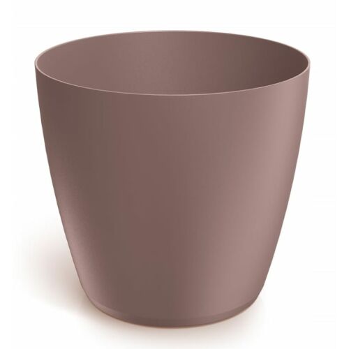 Virágcserép, piszkos rózsaszín, matt műanyag, 13,8 x 12,7 cm, Marsala, sima fedél, Mate 144820119