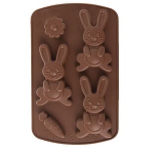 Szilikon narancssárga nyuszi süti és praliné forma SILLINIE 144820369 - Főzőedény & Sütőedény