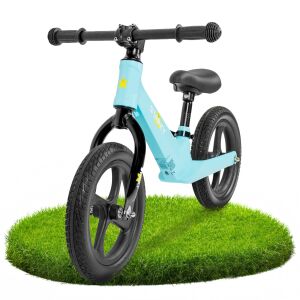 Rowerek biegowy turkus koła 12” rama magnesium rower lekki koła pianka eva