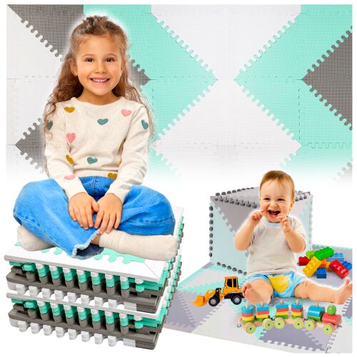 Mata piankowa puzzle na podłogę mata ochronna składana dla dzieci prezent