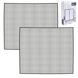 Szúnyogháló ablakra, fekete, 150x130 cm, 2 db.